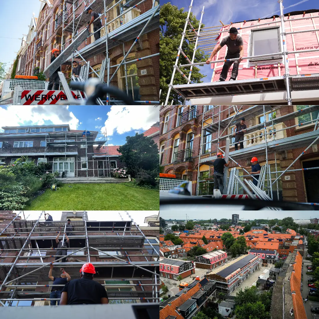 Steiger huren inclusief opbouwen Amsterdam